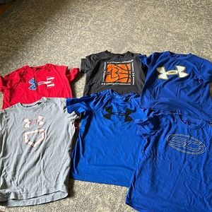 Under Armour size small boys- blue/red